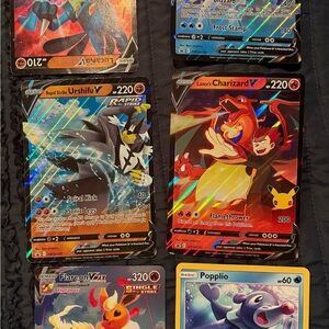 Pokemon V and VMAX Card Collection